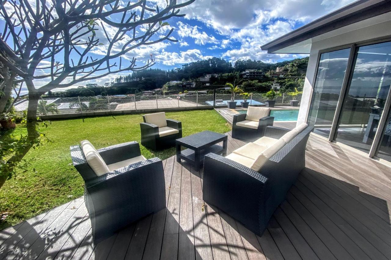 Villa Tiki Wonderfull Sea View Punaauia  Zewnętrze zdjęcie