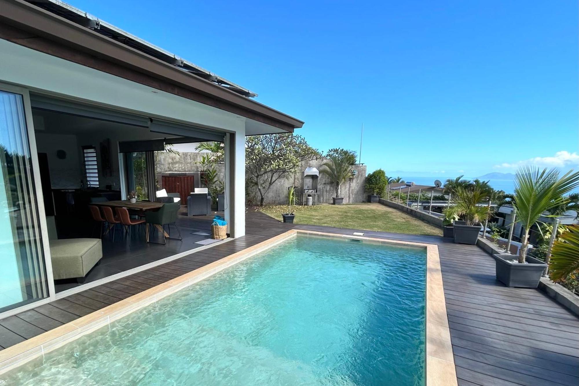Villa Tiki Wonderfull Sea View Punaauia  Zewnętrze zdjęcie